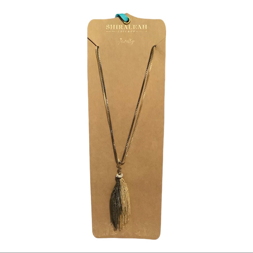 Shiraleah | Sadie Gold and Silver Chain Drop Necklace Boho Style